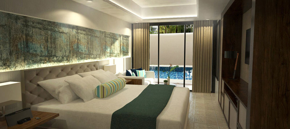 赫纳恩尊贵海滩度假酒店 Balabag  外观 照片 A bedroom in the hotel
